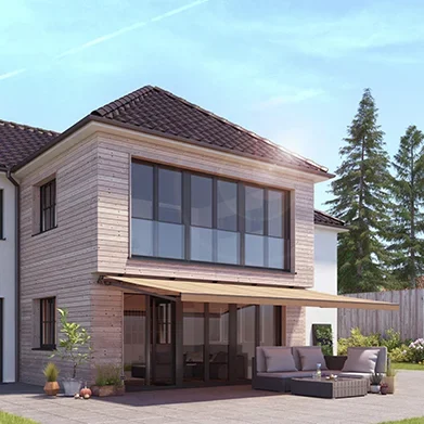 Markise als Sonnenschutz